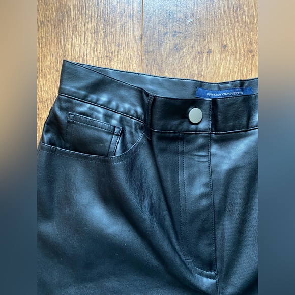 French Connection faux leather pants! Large - Picture 4 of 4
